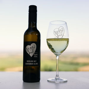Berg Of Love Weiss - Riesling mit Sauvignon Blanc in der kleinen Flasche (0,35L)!